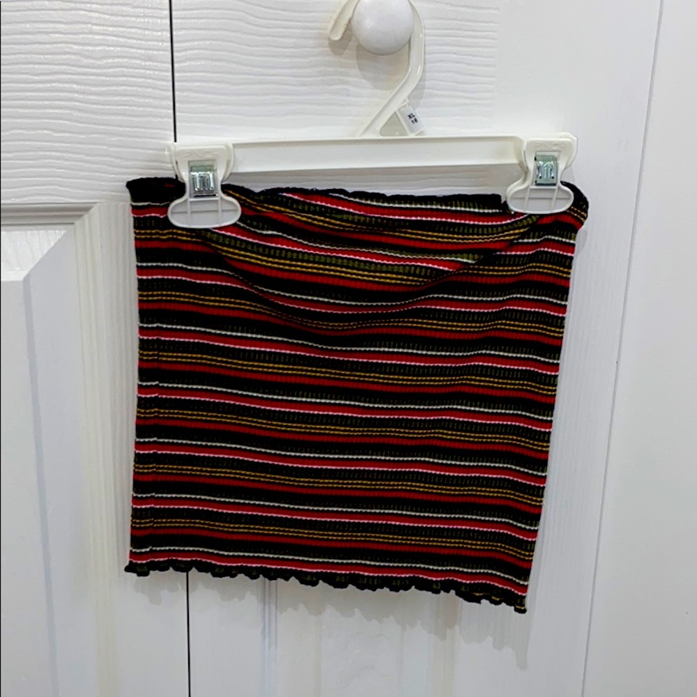 colorful tube top